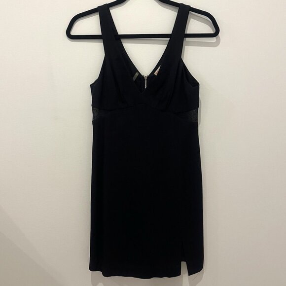 Rebecca Taylor Black Mini Dress, Size 2 - Picture 1 of 4